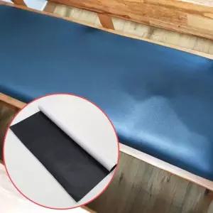 가죽수선패치 시트지 블랙 가구리폼 인조가죽 대형