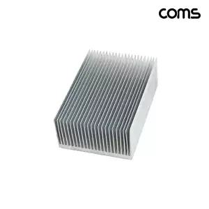 [COMS]고품질 TBZ Coms 쿨러 방열판 알루미늄 69mm x 100mm x 36mm white HA063 쿨러방열 방열판 WFM3UZU