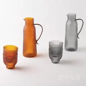 나무패턴용기 업소용 주스 일본 용기 일식집 세트 콜드 물 주방 주전자 고온 캠핑 유리