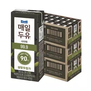 매일두유 99.9 서리태 두유 190ml 72팩