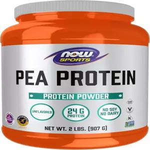 NOW Foods 스포츠 뉴트리션  완두콩 단백질 무향 파우더 2파운드