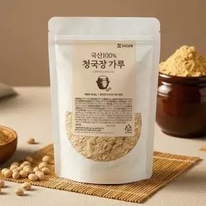 국산 100% 청국장 가루 분말 300g, 4개