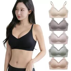 cikicoco 볼륨패드 노와이어 심리스 후크브라 1P/2P 4cm 뽕패드 증정