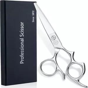 큰 손가락 구멍이 있는 몬테이 5.5인치 헤어 커팅 가위 전문 이발사 스타일리스트 살롱 440C 일본