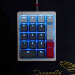 LED 기계식넘버패드 YMDK 숫자 A모델 DREAMS 키캡 VARMILO 보드 유선