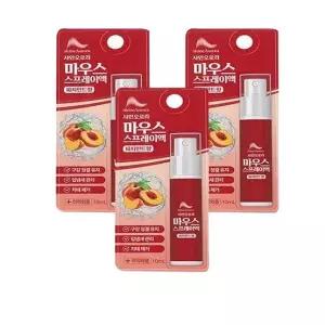 샤인 오로라 마우스스프레이 피치민트향 10ml X 3개