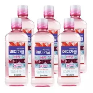 유한 메디가글 순한맛 피치 750ml 6개