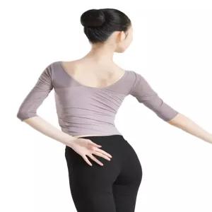성인 발레복 무용복 상의 7부 블랙 트레이닝복 댄스복 발레의상