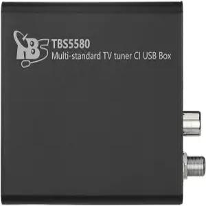 TBS5580 DVB-S2X/ S2/ T/ C2/ C/ ISDB-T 디지털 TV 튜너 USB 박스(라이브 TV/윈도우/리눅스/HTPC/IPTV
