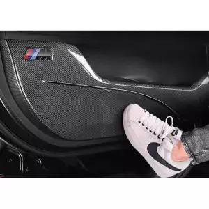 BMW 도어커버 X5 발자국 도어 G05 시리즈 커버 스크레치 킥패드