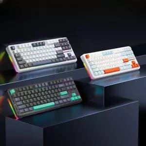 독거미 F87Pro 기계식 키보드 3모드 게이밍 무선 블루투스
