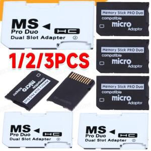 미니 메모리 스틱 프로 듀오 카드 리더, 마이크로 SD TF-MS 어댑터, 지지대 액세스, 2GB 및 16GB TF 1-3X,