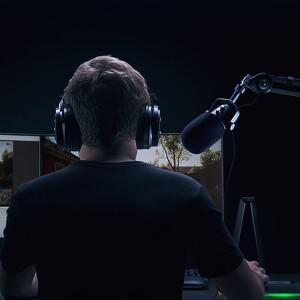 Razer Seiren X 핸디 레코더 윈드 실드 팝스 용 스크린 마이크 스폰지, 방풍 커버 폼 필터 1 개