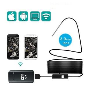 3.9mm 720P 무선 WiFi 내시경 HD 3in1 USB 검사 카메라  6개의 LED가 있는 스네이크 아이폰호환 안드로이드