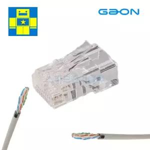 가온전선 UTP커넥터 UTP용 콘넥터 8핀 커넥터 RJ-45 5E 100개입