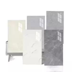 벽지 접착식 셀프 욕실 벽폼 시트지 폼블럭 생선배화이트(40cmx80cm)30매 유광