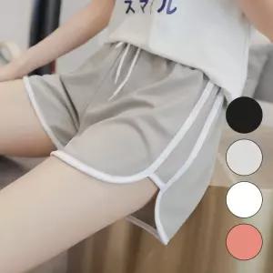 여성 밴딩 포인트 홈웨어 여름 트레이닝 바지 캐주얼 러닝 모직 베이직 심플 잠옷 전문 팬츠
