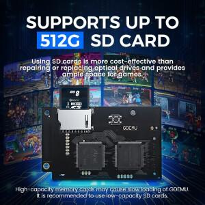 GDEMU V5 20 5/5 15b 광학 드라이브 에뮬레이션 보드 원격 카드 마운트 키트 (SEGA 드림캐스트 gdemu DC V