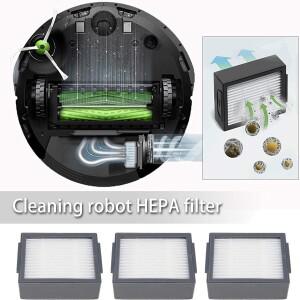 iRobot Roomba evo, i,e,j 시리즈용 HEPA 필터:E5 E6 E7 i1 i3 i4 i5 i6 i7 i8 j7 및 모든 플러스 버전 로
