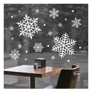 BIG X-MAS 반짝이 눈꽃 특대 FSX-001 인테리어스티커 벽스티커 디자인스티커