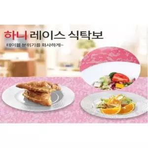 친절한탄씨 TBZ 레이스 테이블 방수식탁보 1매-색상랜덤발송 캠핑테이블보 카페테이블보 야외테이블보