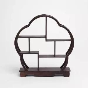 친절한탄씨 TBZ 인테리어선반 매화 찻잔 장식장 30x30cm 탁상장식장 작은장식장 빈티지인테리어