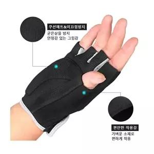 여자헬스장갑 블랙 반장갑 손바닥 보호 크로스핏-WFO4VXS