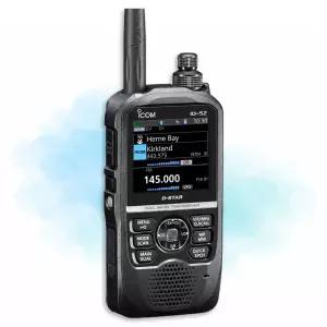 아이콤 ID-52E 아마추어 햄 무선 VHF/UHF 휴대용 듀얼밴드 무전기