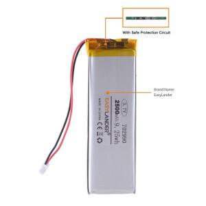702990 GPS 블루투스 스피커 용 3.7V 2500mAh 충전식 리튬 폴리머 배터리 DIY 패드 전원 은행 태블릿 PC