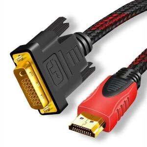 양방향 HDMI-DVI 케이블 데이터 변환기 Dvi24 1 고화질 모니터 프로젝터 텔레비전