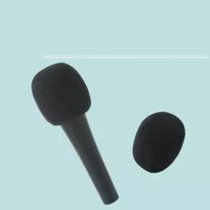 [룽스_61]스마트폰마이크 스폰지 커버 솜 검정 마이크덮개