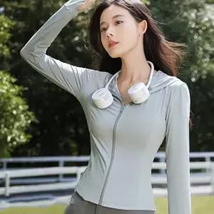 필라테스 러닝 자켓 아우터 후드 집업 핑거홀 고리