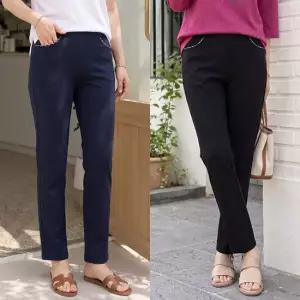 로즈맘 [엄마옷 카오7부밴딩바지