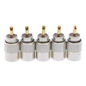 RG58 RG6U RG-213 동축 케이블 UHF PL259 수커넥터 리듀서 커넥터 포함