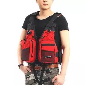 아웃도어 등산 낚시 대용량 포켓 베스트 루어 조끼