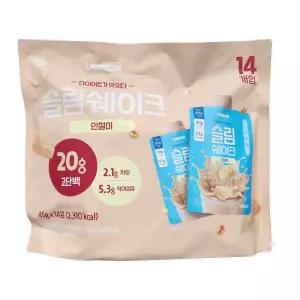 랩노쉬 슬림쉐이크 인절미맛 45G X 14개 CS