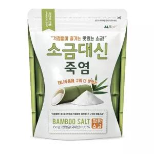 양치 소금 대신 죽염 대나무 천일염 소금 치약 가글 150g