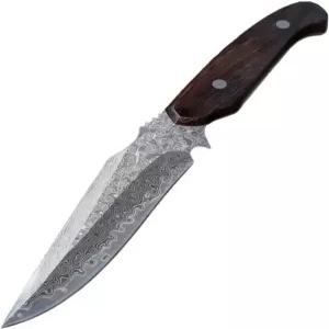 야외 칼 서바이벌 캠핑 다마스쿠스 강철 칼날 길이 3.9인치 9.9cm 휴대용 다목적 활동 등산 낚시 장작