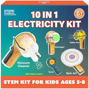 10in1 STEM 과학 실험 키트 세트 만들기 로봇 전자