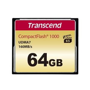 Translated 64GB CompactFlash 메모리 카드 1000배 (TS64GCF1000)