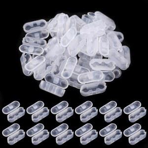 30PCS 블라인드 체인 커넥터 풀 코드 교체 수직 롤러 그늘 커넥터, 투명 플라스틱 로만 볼 클립 창 가정용 부품용