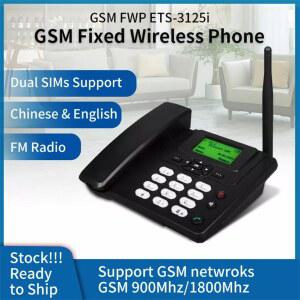 벽걸이전화기 듀얼 GSM SIM 스마트폰 카드 세트 무선 사무실 휴대폰 데스크톱 전화 SD 가정용