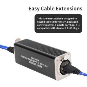 랜커플러 랜선 커플러 분배기 RJ45 금도금 IP68 커넥터 CAT8 CAT6 CAT7 암암 이더넷 케이블용 CAT5E CAT5 방수 LAN