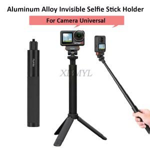 액션캠거치대 INSTA360 GO X5ACTION 보이지 POCKET 43OSMO NANO용 않는 나사로 14 모노포드 셀카봉 홀더 PRO