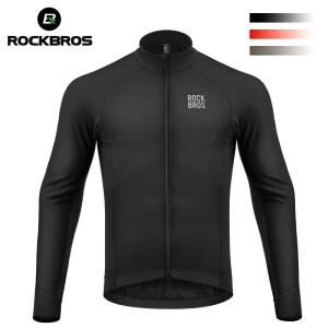 ROCKBROS 겨울 사이클링 재킷, 0 도 보온 자전거 재킷,  따뜻한 플리스 코트, Mtb 자전거 저지 바람막이 의