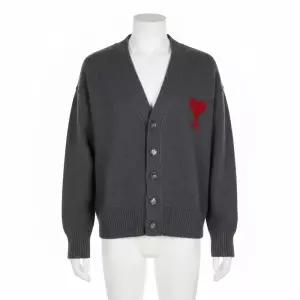아미 25FW 남녀공용 드 꾀흐 가디건 UKC367 018 084
