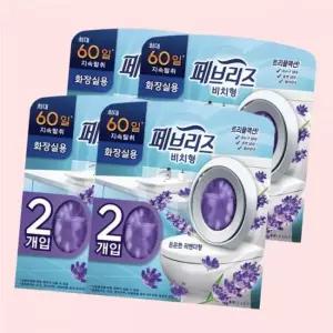 페브리즈 화장실용 2개입 은은한 라벤더향 x4개 (총 8개입) 4533032