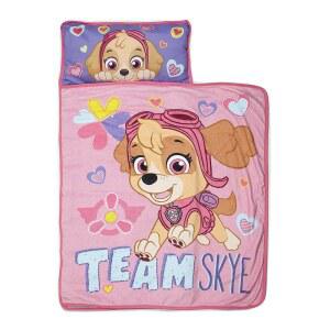 PAW PATROL TEAM SKYE 용 낮잠 여아에게 자는 베개와 포함 핑크 낮잠을 적합 어린이집 담요 매트 또는 세트 플러시 적합, 에게 - 유치원 동안