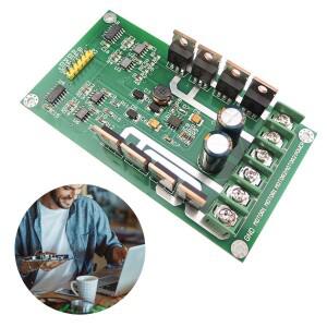10A 듀얼 전동 드라이버 컨트롤러 피크 30A H-브리지 MOSFET DC 보드 3V-36V IRF3205 브레이크 기능 포함