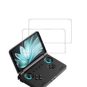 BOVUGAC 2팩 RETROID FLIP 5인치 액정보호필름 유연한 긁힘 게임 플립 TPU ANBERNIC 초박형 투명 콘솔과 필름 방지 포켓 호환되는